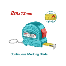 CINTA METRICA TOTAL 2M X 1/2 TIPO LLAVERO TMT126321
