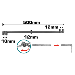 GAZA RIEL STRUT 1 1/2 38MM